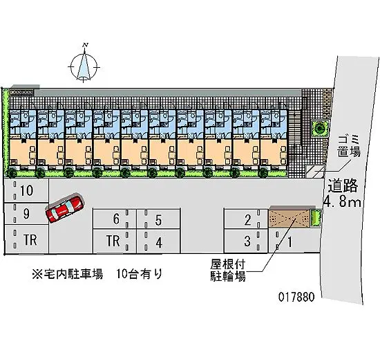 ★手数料０円★高座郡寒川町倉見　月極駐車場（LP）